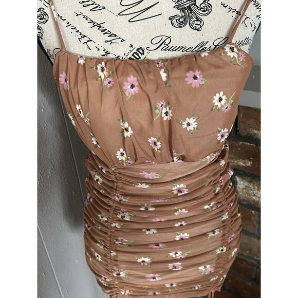 Women's Liz & Sara Lace Floral Tank Top  90s Grunge  M Boho Springcore Summer - Picture 2 of 6